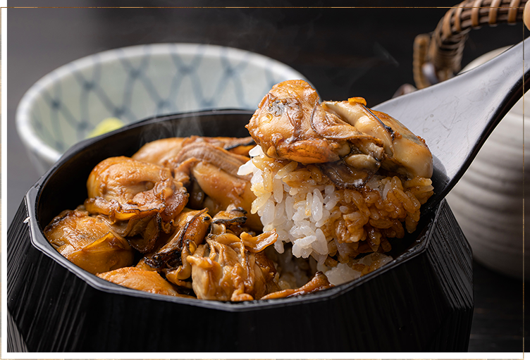 Hitsumabushi-style Grilled Oysters on Rice