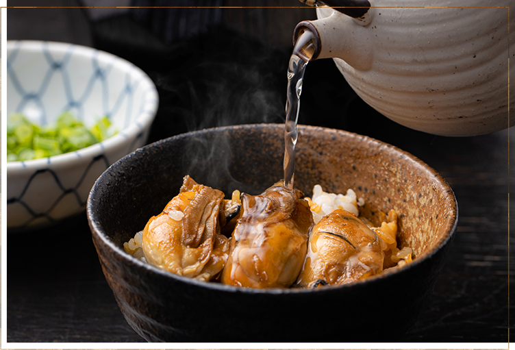 Hitsumabushi-style Grilled Oysters on Rice