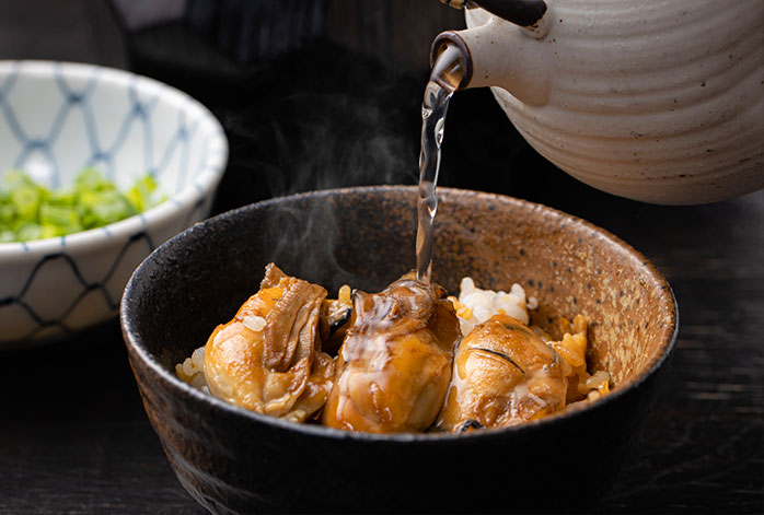 Hitsumabushi-style Grilled Oysters on Rice